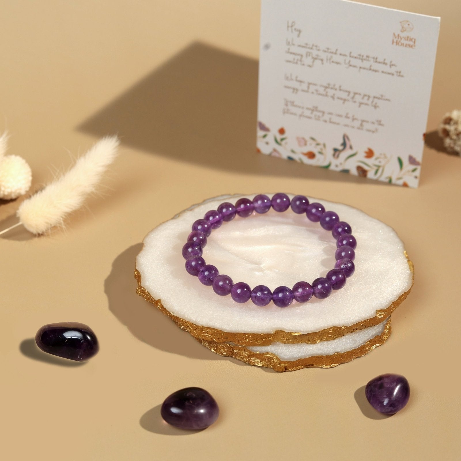 Amethyst 8mm Bracelet - MystiqHouse
