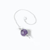 Amethyst Ball Pendulum - Dowser - MystiqHouse