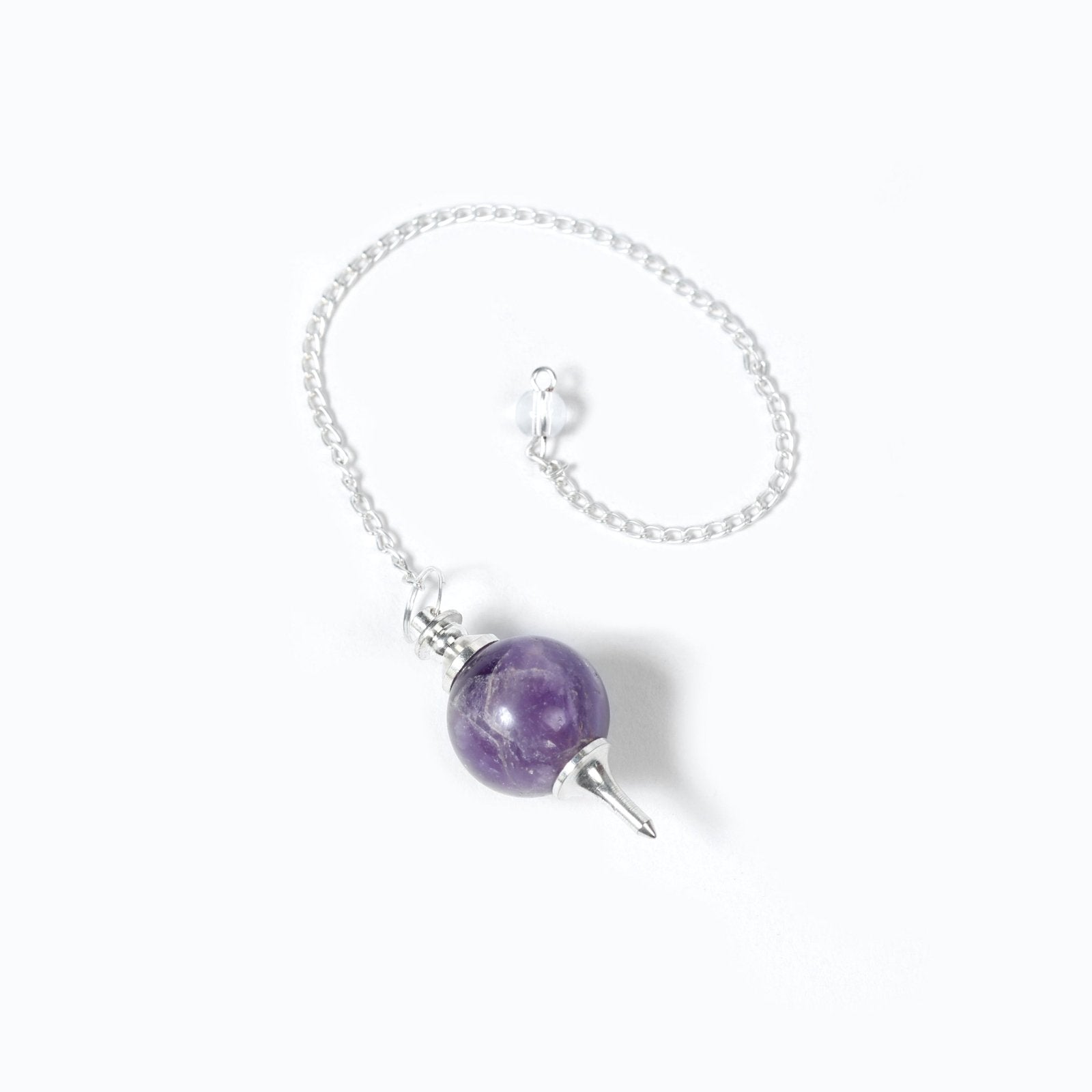 Amethyst Ball Pendulum - Dowser - MystiqHouse