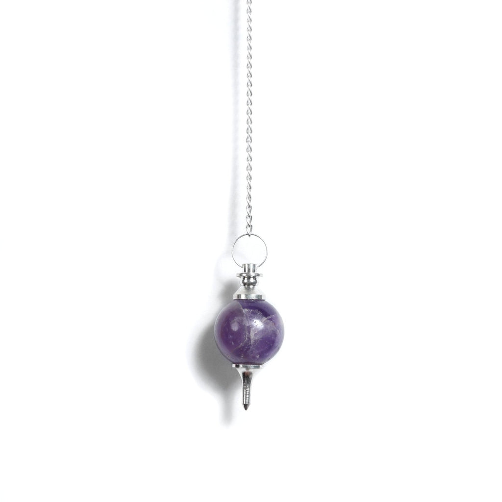 Amethyst Ball Pendulum - Dowser - MystiqHouse