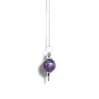 Amethyst Ball Pendulum - Dowser - MystiqHouse