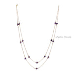 Amethyst Bead Necklace - MystiqHouse