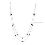 Amethyst Bead Necklace - MystiqHouse