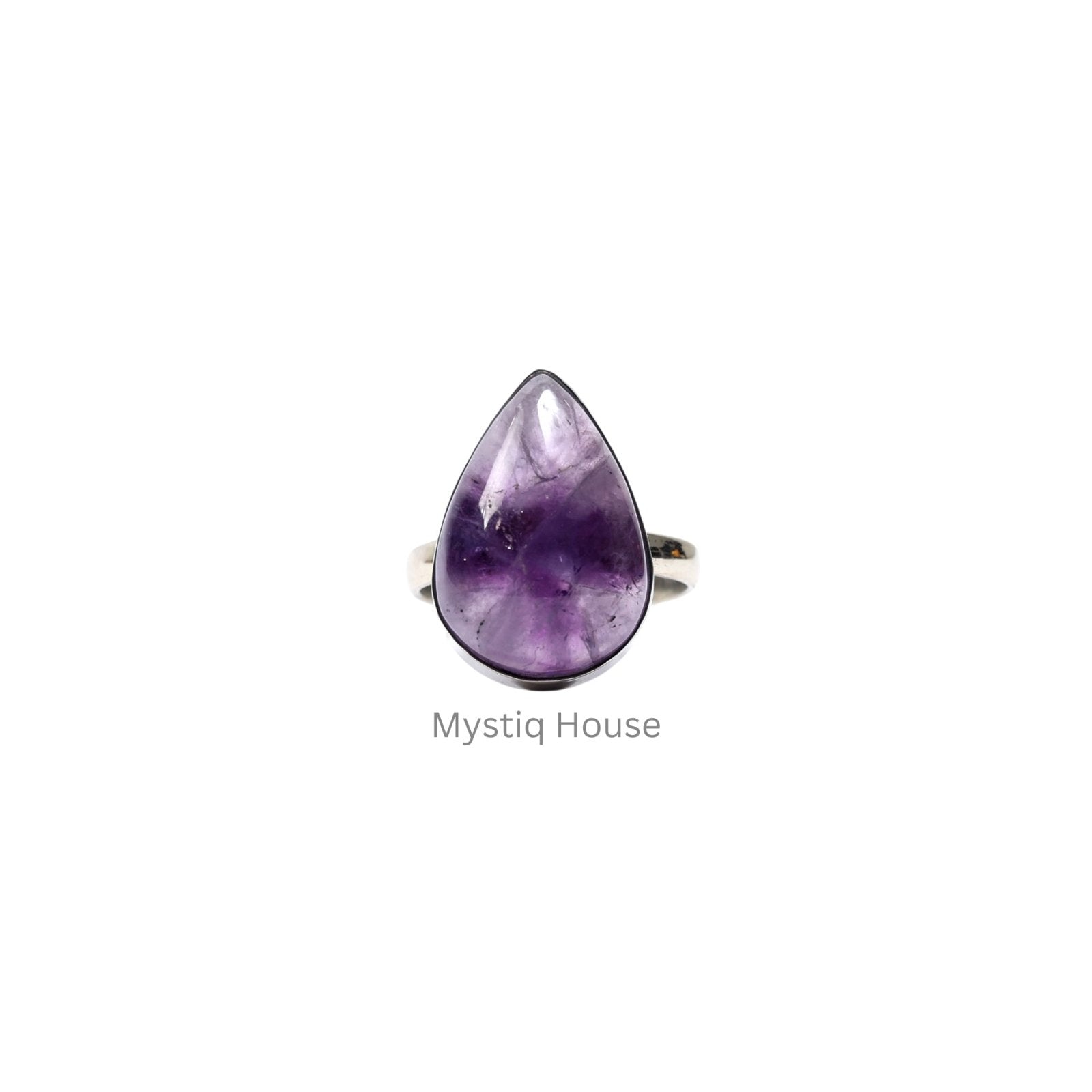 Amethyst Drop Ring - MystiqHouse