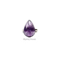 Amethyst Drop Ring - MystiqHouse