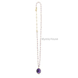 Amethyst Faceted Necklace - MystiqHouse