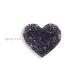 Amethyst Heart Cluster With Stand - MystiqHouse