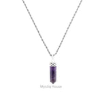 Amethyst Pencil Pendant - MystiqHouse
