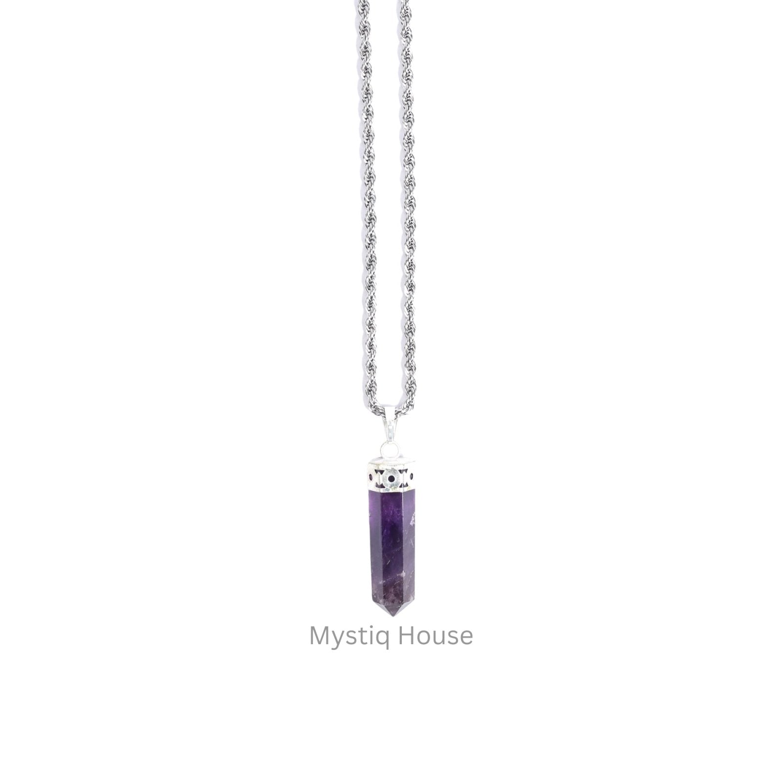 Amethyst Pencil Pendant - MystiqHouse
