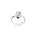 Amethyst Pure Silver Ring - MystiqHouse