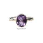 Amethyst Pure Silver Ring - MystiqHouse