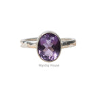 Amethyst Pure Silver Ring - MystiqHouse