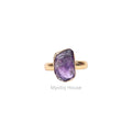 Amethyst Raw Adjustable Ring - MystiqHouse