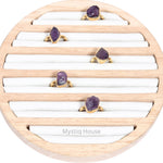 Amethyst Raw Adjustable Ring - MystiqHouse