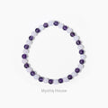 Amethyst & Rose Quartz 4mm Bracelet - MystiqHouse