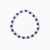 Amethyst & Rose Quartz 4mm Bracelet - MystiqHouse