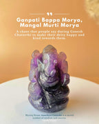 Amethyst Stone Ganesha - MystiqHouse