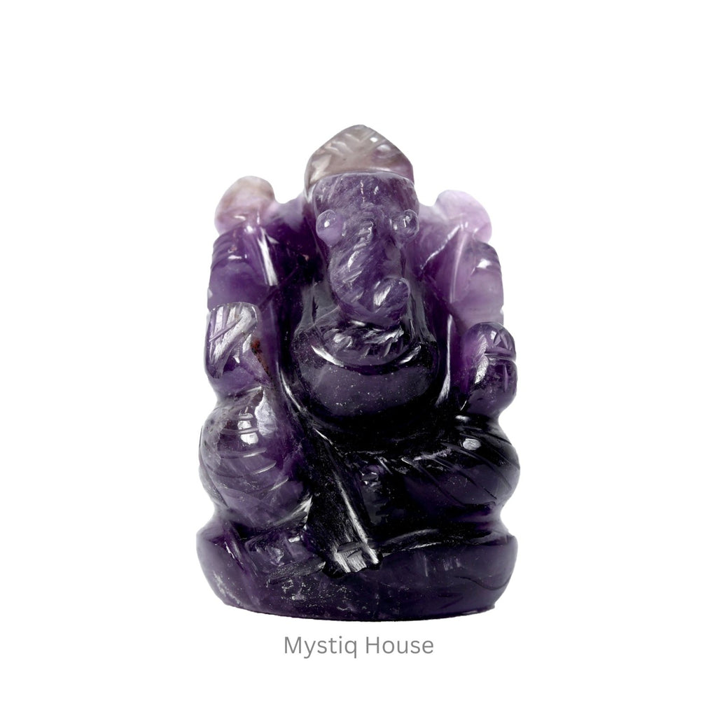 Amethyst Stone Ganesha - MystiqHouse
