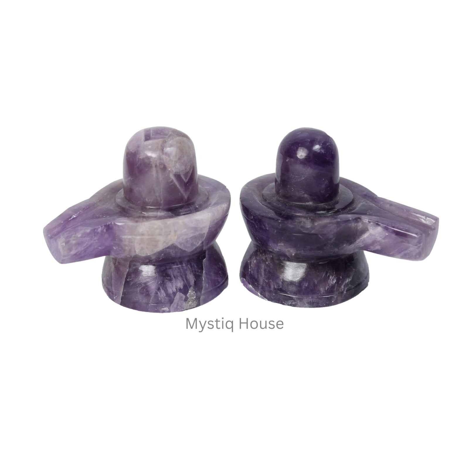 Amethyst Stone Shivling - MystiqHouse