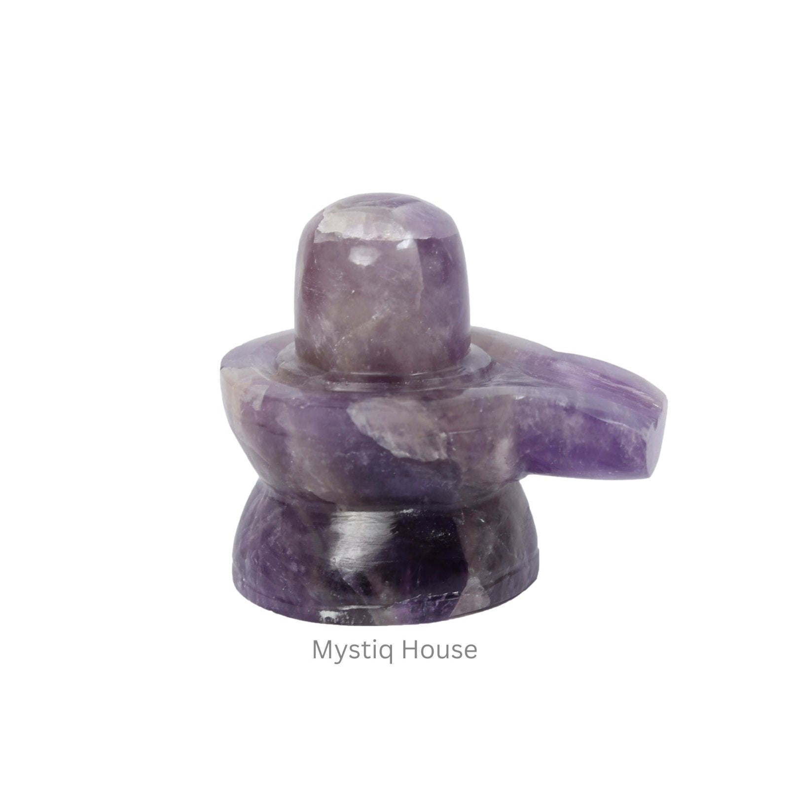 Amethyst Stone Shivling - MystiqHouse
