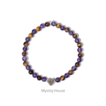Amethyst + Tiger Eye Combination Bracelet - MystiqHouse