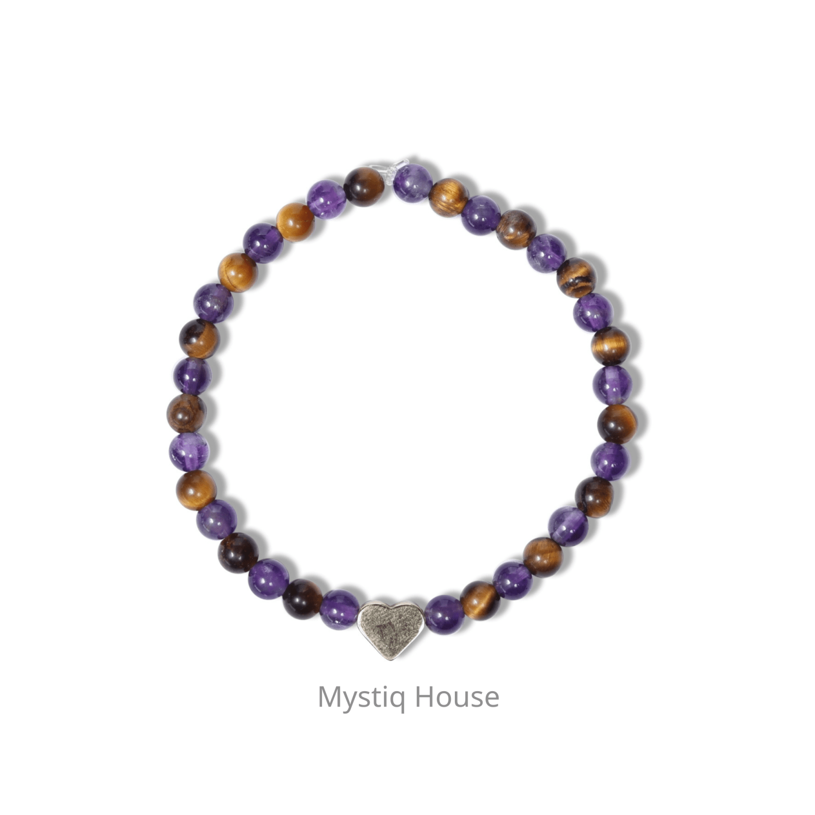 Amethyst + Tiger Eye Combination Bracelet - MystiqHouse