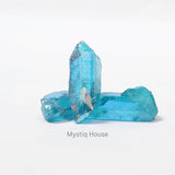 Aqua Aura Quartz Points - MystiqHouse