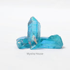 Aqua Aura Quartz Points - MystiqHouse