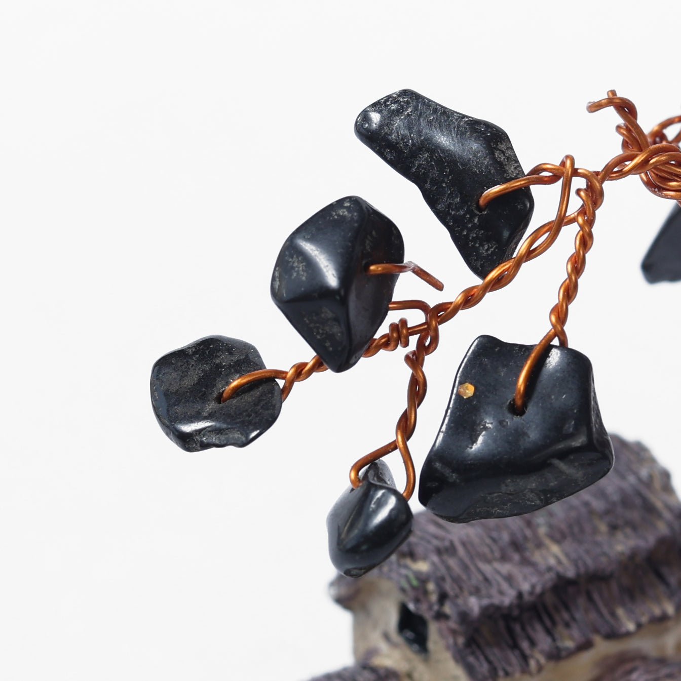 Black Tourmaline Mini House 50B Tree - MystiqHouse