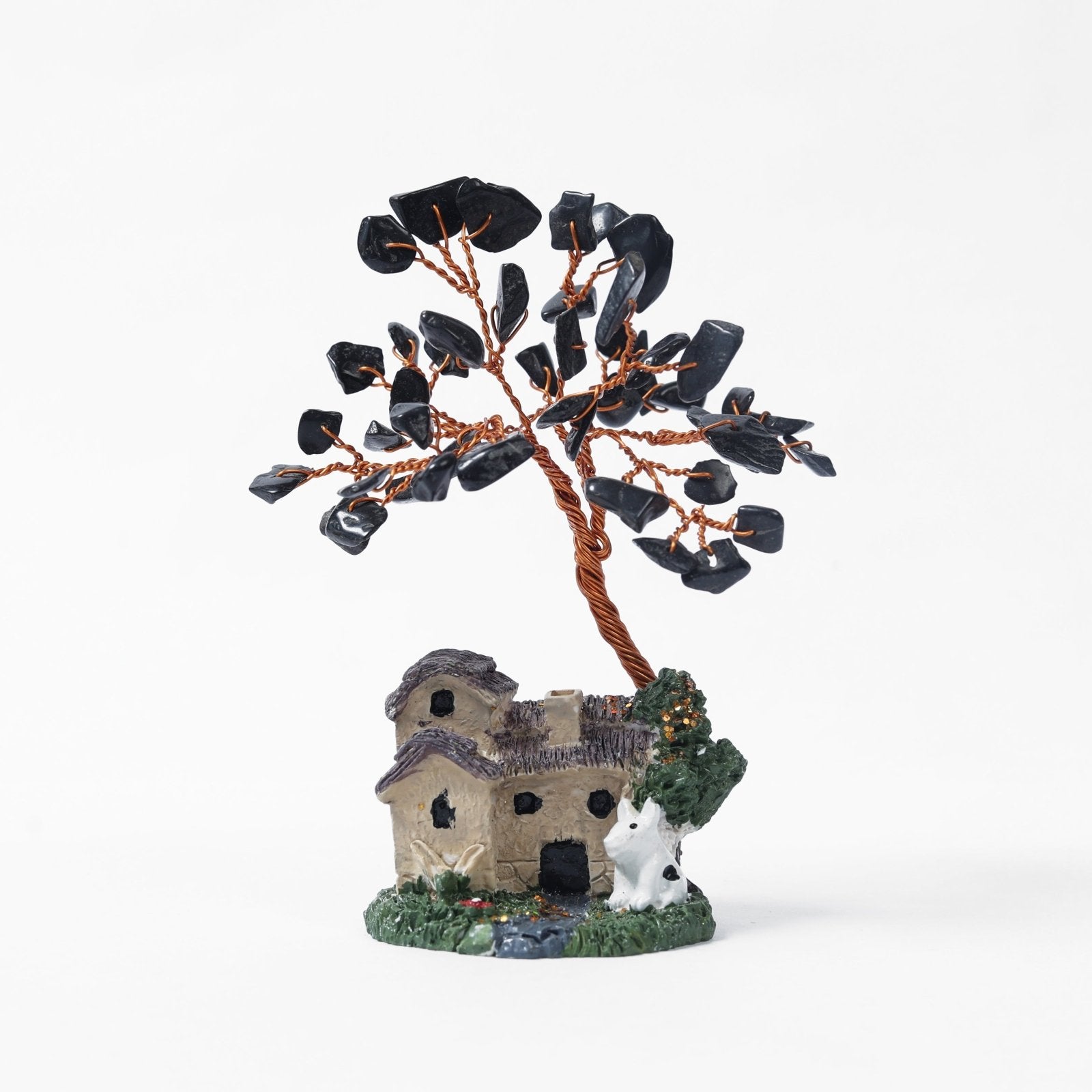 Black Tourmaline Mini House 50B Tree - MystiqHouse