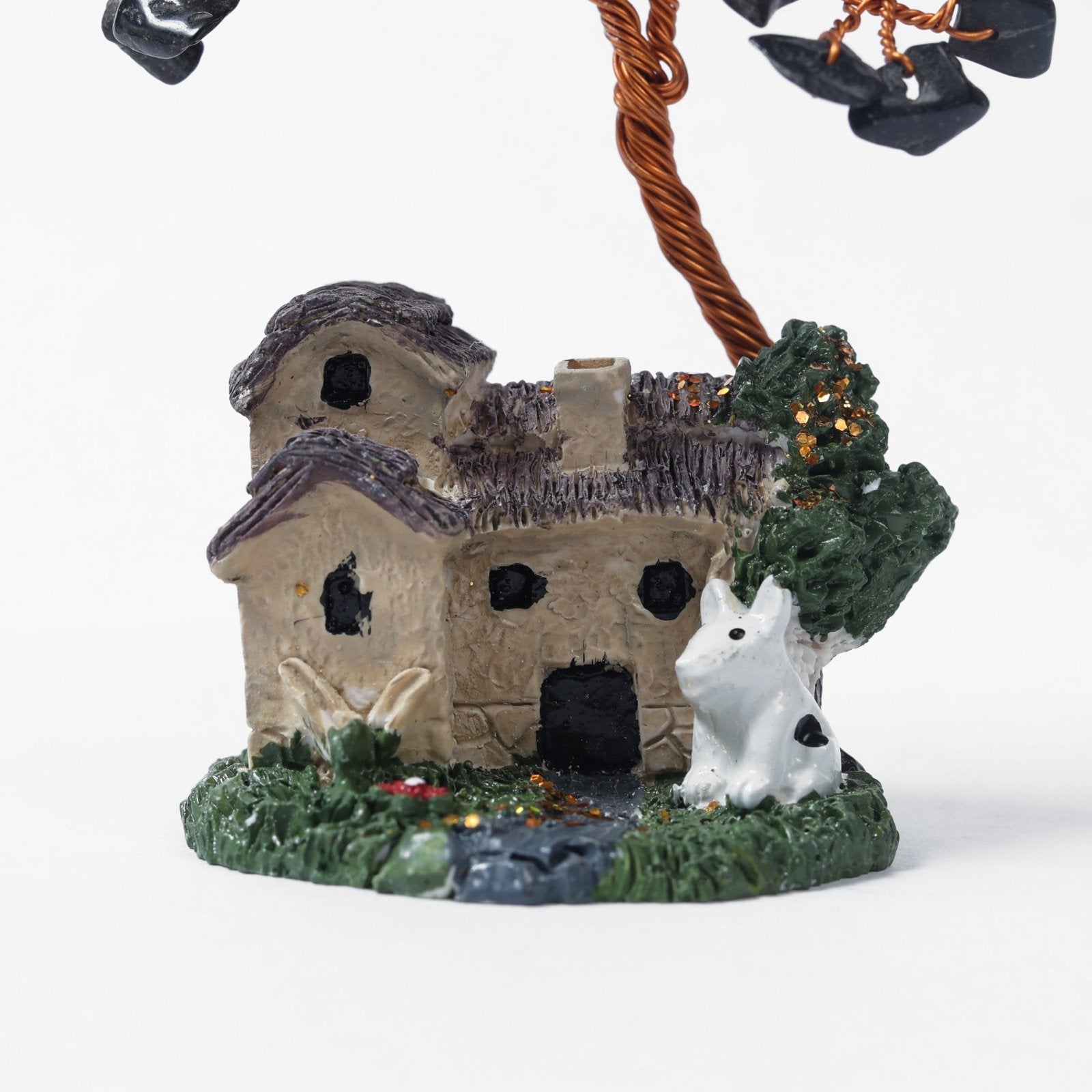 Black Tourmaline Mini House 50B Tree - MystiqHouse