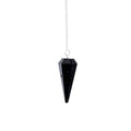 Black Tourmaline Point Pendulum - Dowser - MystiqHouse