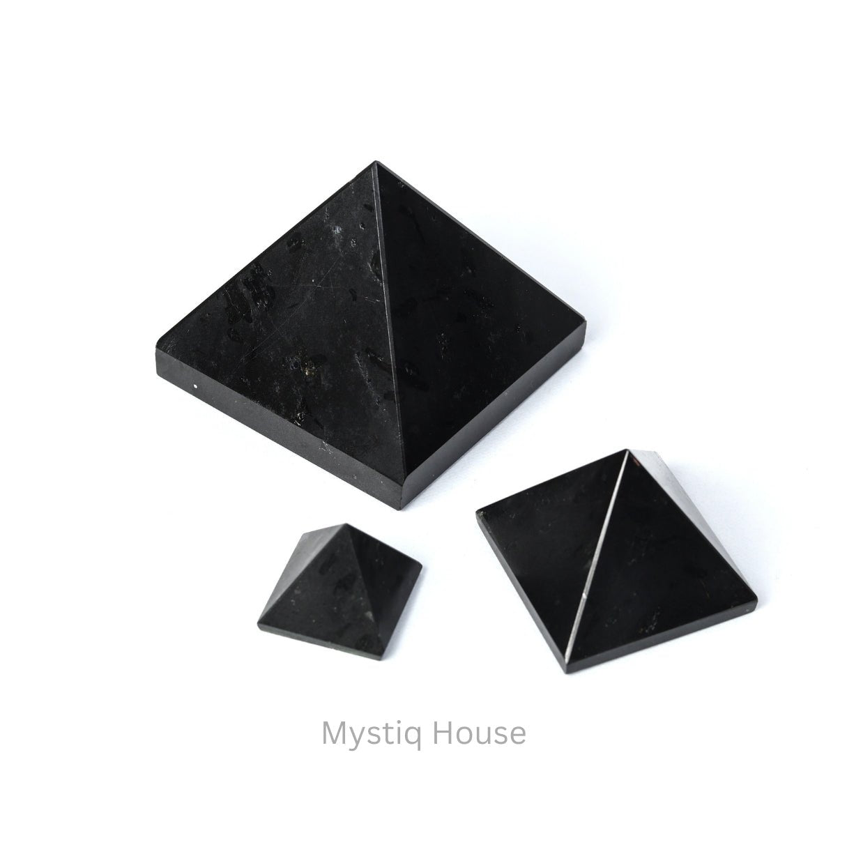 Black Tourmaline Stone Pyramid - MystiqHouse