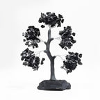 Black Tourmaline Tree 300B Silver Wire - MystiqHouse