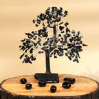 Black Tourmaline Tree 300B Silver Wire - MystiqHouse