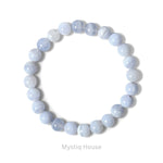 Blue Lace Agate 8mm Bracelet - MystiqHouse