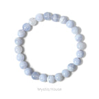 Blue Lace Agate 8mm Bracelet - MystiqHouse