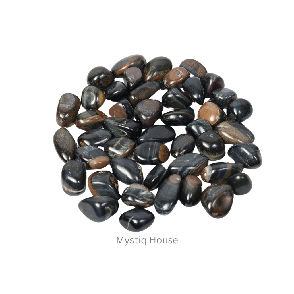 Blue Tiger Eye Tumble - MystiqHouse