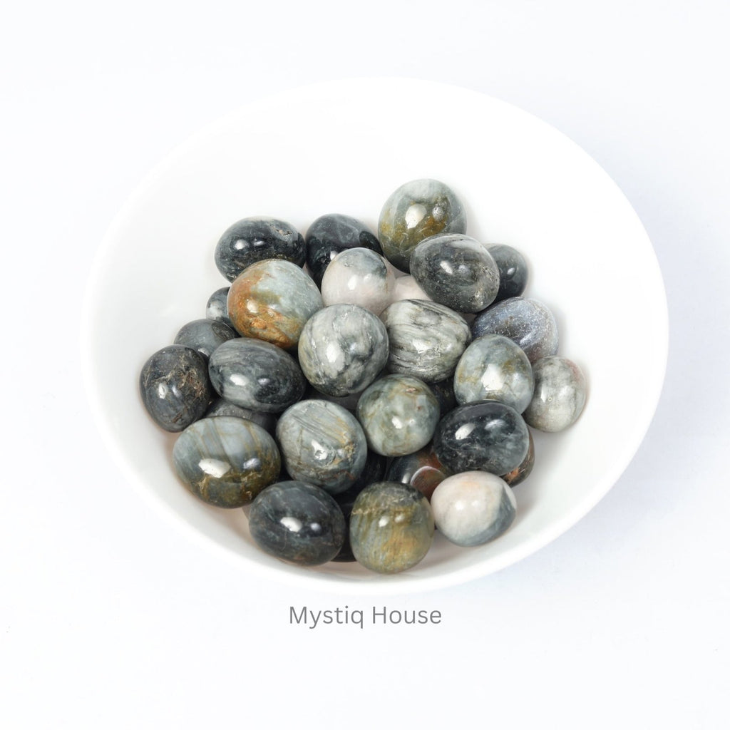 Cats Eye Tumble Stone - MystiqHouse