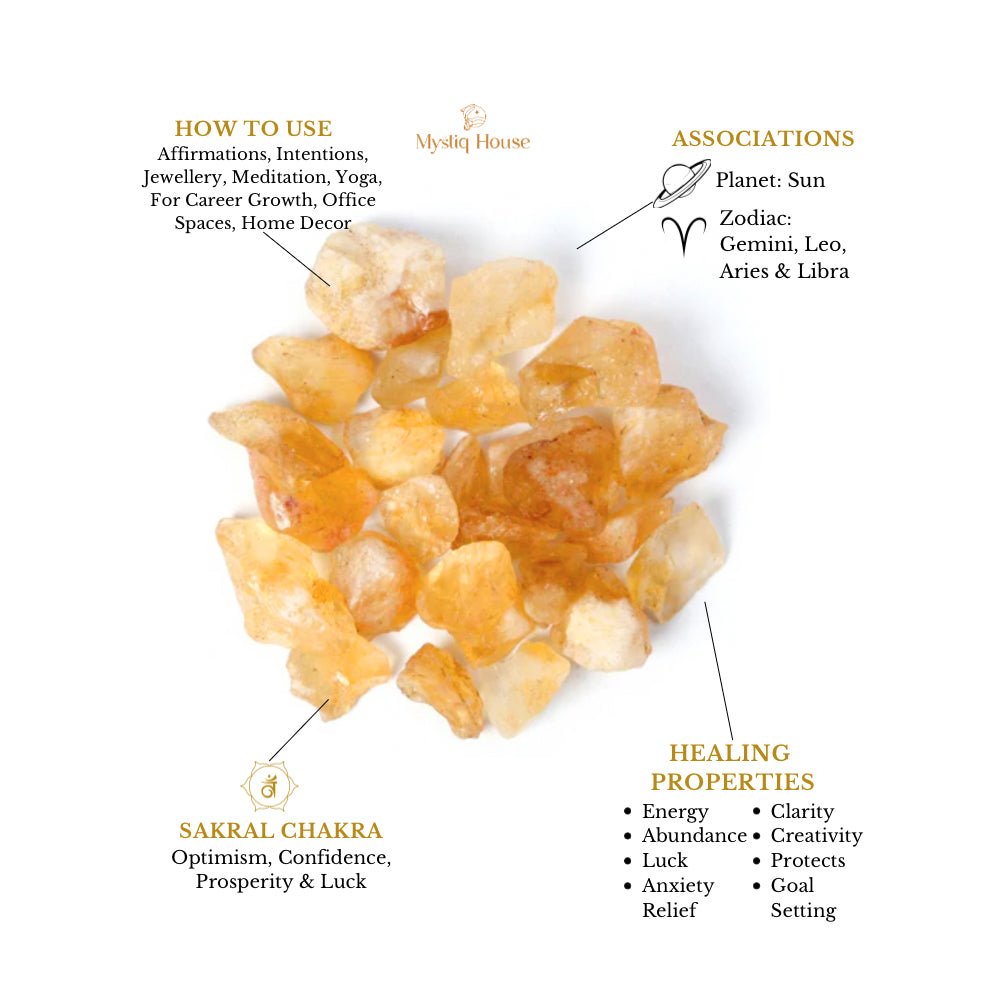 Citrine Raw Premium - MystiqHouse