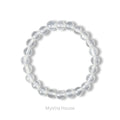 Clear Quartz 8mm Faceted Bracelet - MystiqHouse