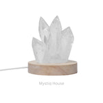 Clear Quartz Cluster Point 334 gms - MystiqHouse