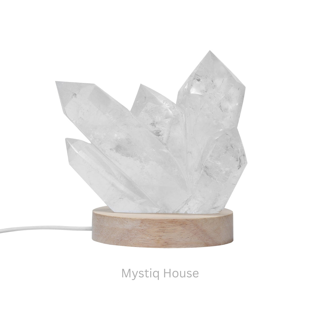 Clear Quartz Cluster Point 768 gms - MystiqHouse