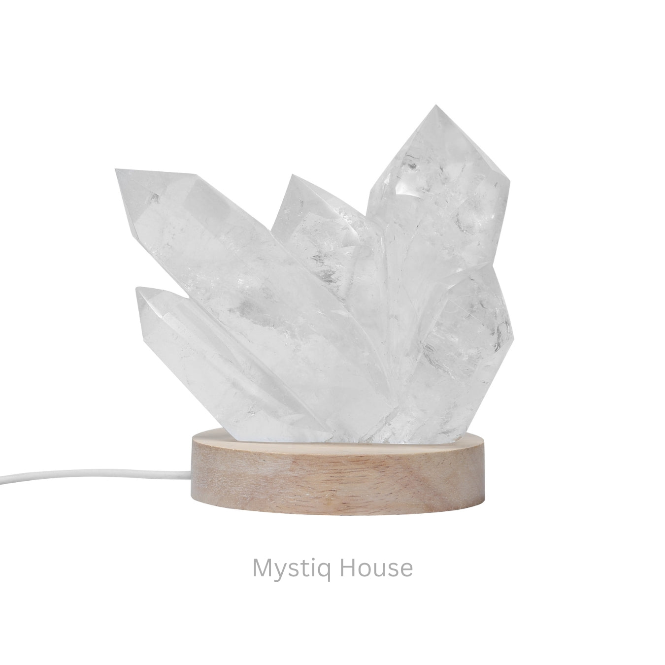 Clear Quartz Cluster Point 768 gms - MystiqHouse