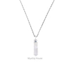 Clear Quartz Crystal Pencil Pendant - MystiqHouse