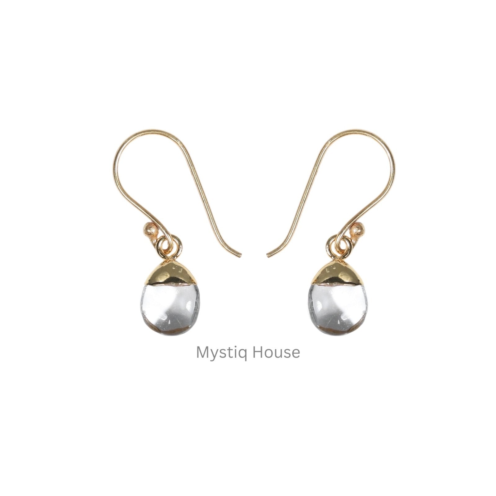 Clear Quartz Drop Earring - MystiqHouse