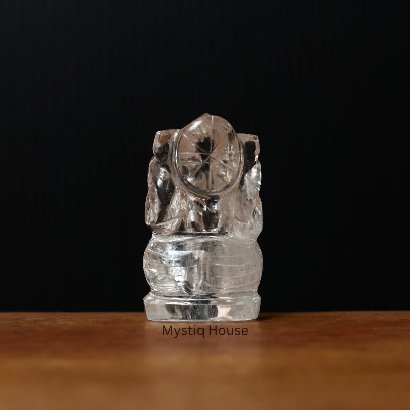 Clear Quartz Mini Ganesha - MystiqHouse