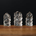 Clear Quartz Mini Ganesha - MystiqHouse
