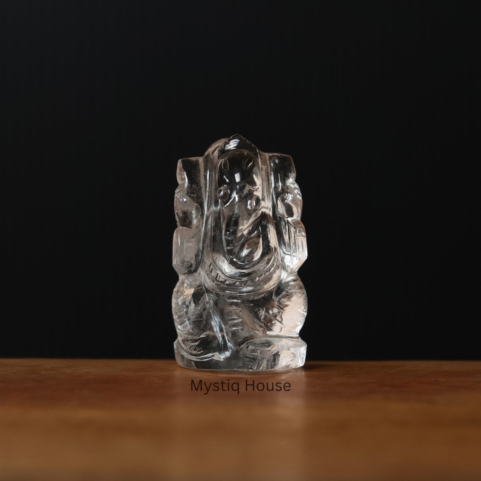Clear Quartz Mini Ganesha - MystiqHouse