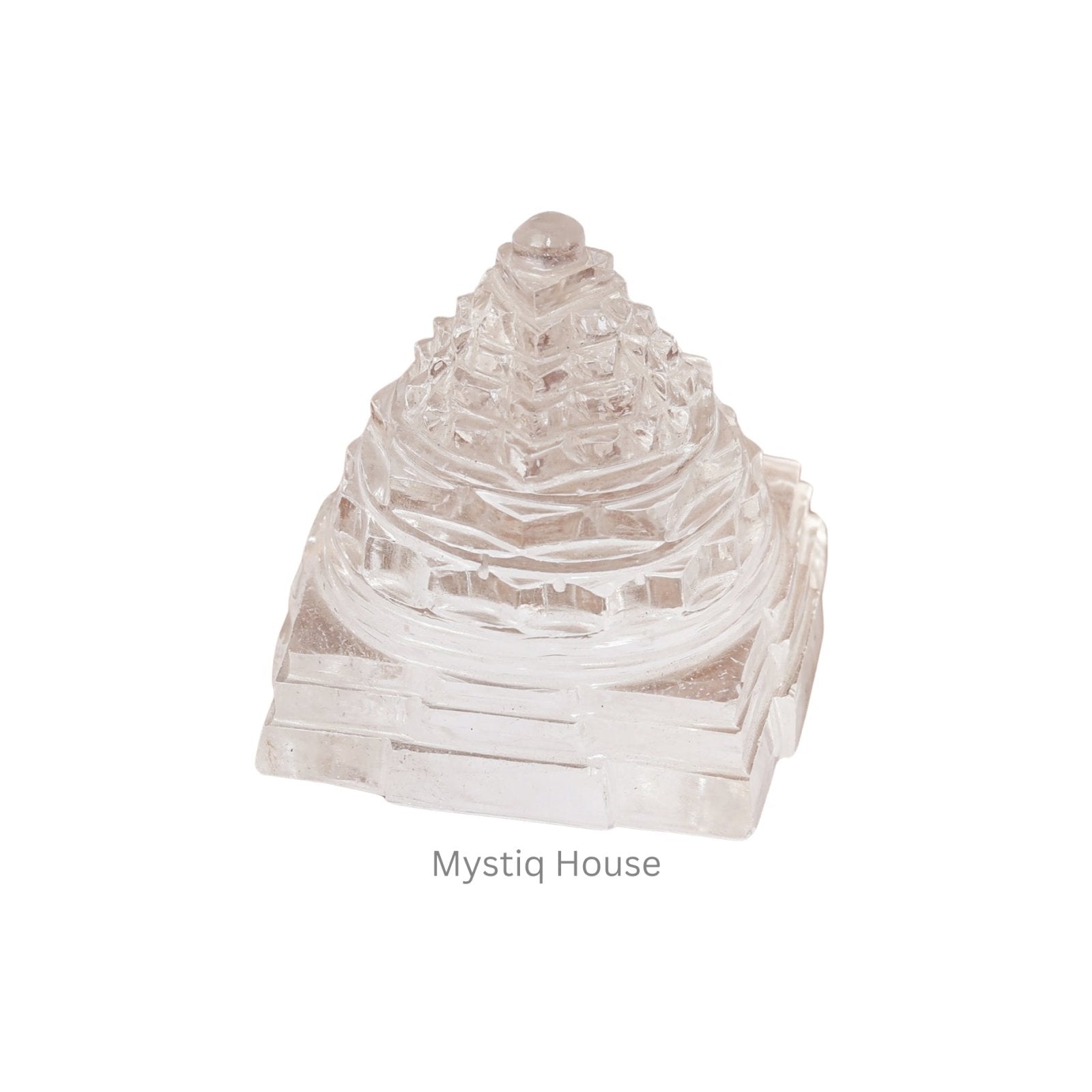 Clear Quartz Shree Yantra - MystiqHouse